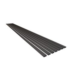 PANEL 3D - doska dub jesenný - lamela čierna