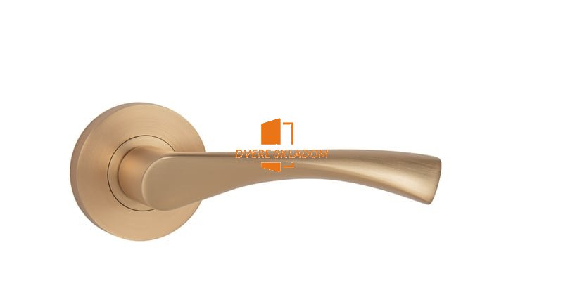 Kľučka Spirit R - zlatá matná