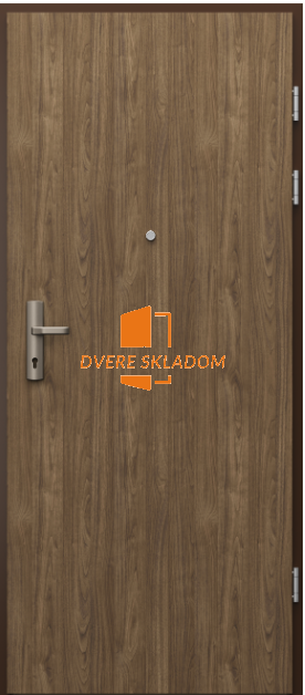 Vchodove dvere EXTREME RC3 + zárubňa a klučka SAFE - Farba: Orech prírodný