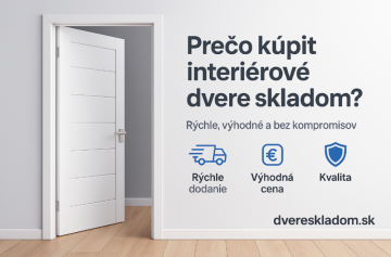 Prečo kúpiť interiérové dvere skladom: Rýchle, výhodné a bez kompromisov